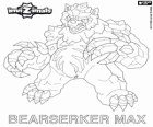 Bearserker Max. Invizimals como ursos com as costas cheias de rochas
