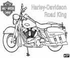 Harley-Davidson Road King. Motocicleta Harley