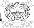 Fenerbahçe SK, campeão da liga de futebol turco, Super Liga 2010-2011