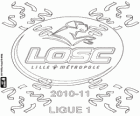 LOSC Lille, campeão da liga francesa de futebol, a Ligue 1 2010-2011