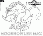 Moonhowler Max. Invizimals. Vive na escuridão total, mas tem medo do escuro