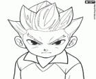 Shuya Gouenji ou Axel Blaze, o atacante e artilheiro da equipe de Raimon na aventuras de Inazuma Eleven