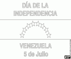 Dia da Independência da Venezuela. Em 05 de julho, em comemoração da Declaração de Independência da Espanha em 1811