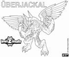 Überjackal. Invizimals. Criatura poderoso e enorme que tem o poder da magia