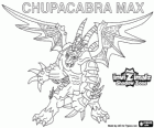 Chupacabra Max. Invizimals A nova dimensão. Animal lenda, um vampiro que é metade morcego, metade dragão