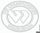 Logo de Wimbledon, o torneio de tênis mais antigo do mundo. O terceiro Grand Slam do ano
