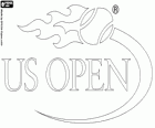 Logo do Open dos EUA, o quarto e último torneio de tênis do Grand Slam 