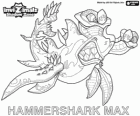 Hammershark Max. Invizimals A nova dimensão. Um grande pesquisador de pérolas e tesouros nas profundezas do Oceano Pacífico