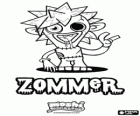 Zommer. Moshi Monsters. Um pequeno Frankenstein