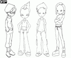 Code Lyoko, os protagonistas das aventuras são um grupo de estudantes