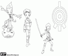 Odd e Ulrich ajudan Aelita na realidade virtual de Code Lyoko