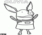 O pequeno porco Olivia vive muitas aventuras
