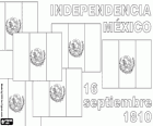 Dia da Independência do México. Comemora o 16 de setembro de 1810, o início da luta contra o domínio espanhol