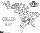 Kriller Max. Invizimals A nova dimensão. Esta baleia pacífica é imbatível com sua pele de pedra