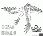 Ocean Dragon. Invizimals A nova dimensão. Dragão do Oceano que vive sob a água salgada