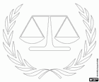 Logo da CPI, Corte Penal International 