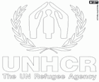 Logo ACNUR, Comissariado das Nações Unidas para os Refugiados