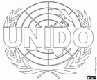 Logo UNIDO, Organização das Nações Unidas para o Desenvolvimento Industrial