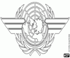 Logo ICAO, Organização da Aviação Civil Internacional