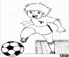 Quebra-cabeça de Oliver e Benji. Puzzle de Captain Tsubasa