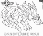 Sandflame Max. Invizimals A nova dimensão. Estes Invizimals ter protegido durante séculos os túmulos dos faraós