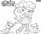 Strawberry Shortcake, Moranguinho com seus animais de estimação