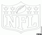 Logo da NFL. Liga Nacional de Futebol Americano
