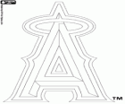 Logo de Los Angeles Angels of Anaheim, time de beisebol na liga americana Western Division, Anaheim, Califórnia