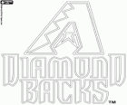 Logo Arizona Diamondbacks, equipe de beisebol profissional da Divisão Oeste da Liga Nacional, Phoenix, Arizona