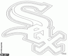 Logo Chicago White Sox, time de beisebol na Divisão Central da Liga norte-americana, Chicago, Illinois