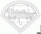 Logo Philadelphia Phillies, equipe da Major League Baseball, Eastern Division National League. Filadélfia, Pensilvânia