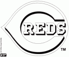 Logo Cincinnati Reds, equipe de baseball com sede em Cincinnati, Ohio. Liga Nacional Divisão Central