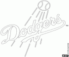 Logo Los Angeles Dodgers, time de beisebol profissional na Divisão Oeste da Liga Nacional, Los Angeles, Califórnia