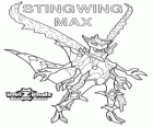 Stingwing Max. Invizimals A nova dimensão. O primeiro Invizimal capturado por Kenichi, um inseto atraente e perigoso