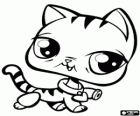 Littlest PetShop. Animais de estimação na selva. Tigre Gato