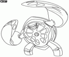Tartagira ou Terraspin, tartaruga alienígena que tem o poder de controlar o ar e os tornados. Ben 10 Ultimate Alien
