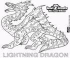 Lightning Dragon. Invizimals Tribos Perdidas. Este invizimal dragon domina o poder do relâmpago e do trovão