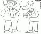 Charles Montgomery Burns e Waylon Smithers, proprietário da central nuclear de Springfield e o seu assistente