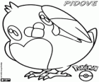 Pidove, pokémon tipo normal e voador. Pidove evolui para Tranquill e para Unfezant. Mamepato
