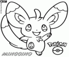 Minccino, Pokémon normal, sua evolução é Cinccino