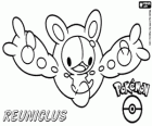 Reuniclus, Pokémon psíquico, evolução final de Solosis e Duosion. Rankurusu