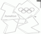 Logo Jogos Olímpicos Londres 2012. Jogos da XXX Olimpíada