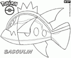 Basculin, Bassrao em Japonês, um peixe colorido Pokémon