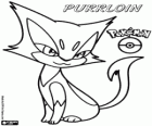 Purrloin, Choroneko em Japonês, Pokémon felino que evolui para Liepard