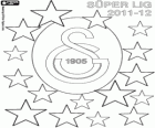 Galatasaray, campeão Super Lig 2011-2012, liga de futebol da Turquia