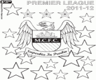 Manchester City, campeão da Premier League 2011-2012, liga de futebol da Inglaterra