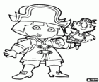 Dora, a aventureira, a capitão pirata