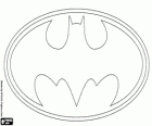O famoso logo do Batman, o morcego
