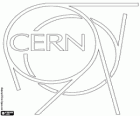 Logo do CERN. Maior laboratório de pesquisa do mundo em física de partículas