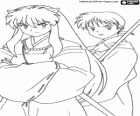 InuYasha e Miroku, um monge budista